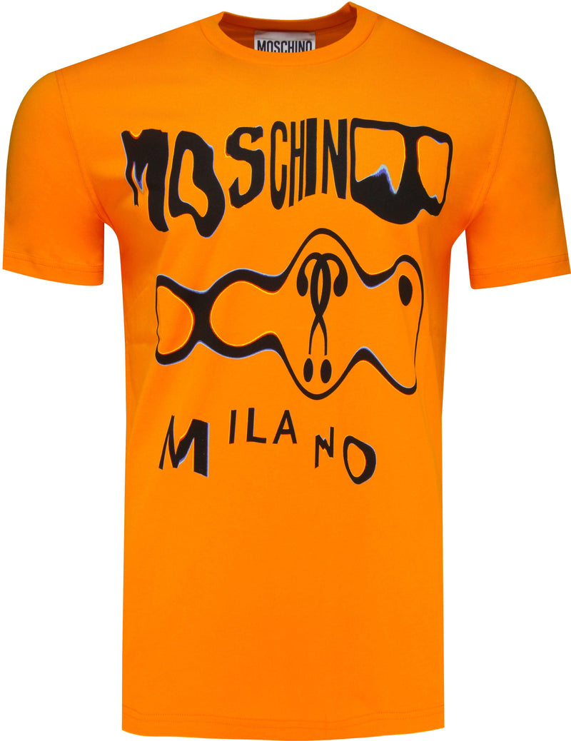Men's Warped Glitch Logo Jersey T-shirt