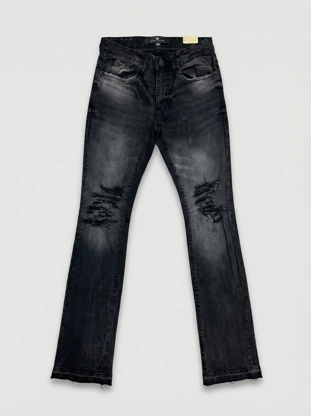 Kid's Jordan Craig Stacked Jeans Shredded Knee