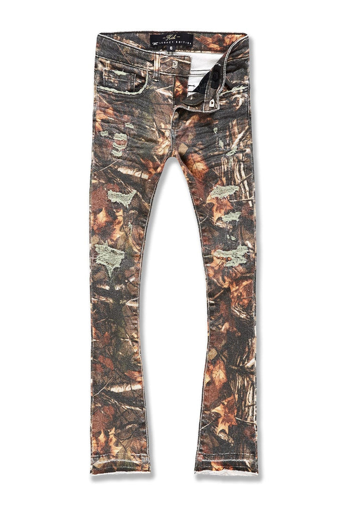 Kid's Stacked Tribeca Twill Pants, Timber Shade