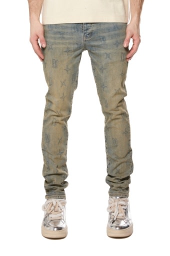PURPLE BRAND Skinny Gothic Wire Mono Jeans | Mid Indigo