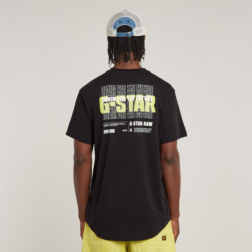 Men's Lash Back Graphic T-Shirt , Black