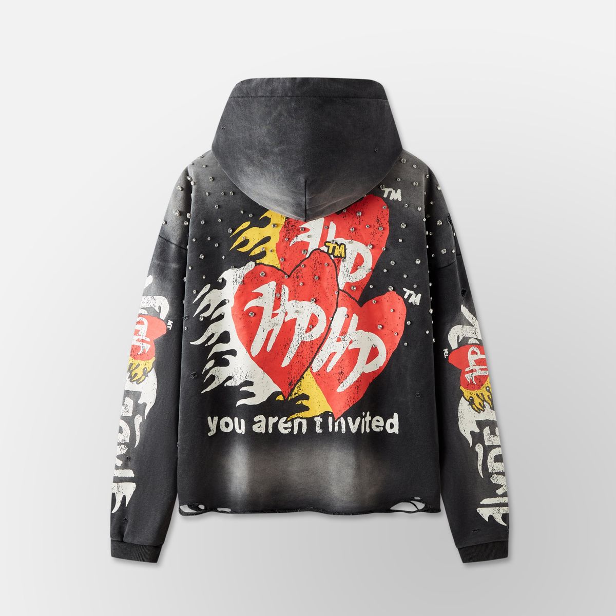 Men's Easy Does It Hoodie 2.0, Black Red