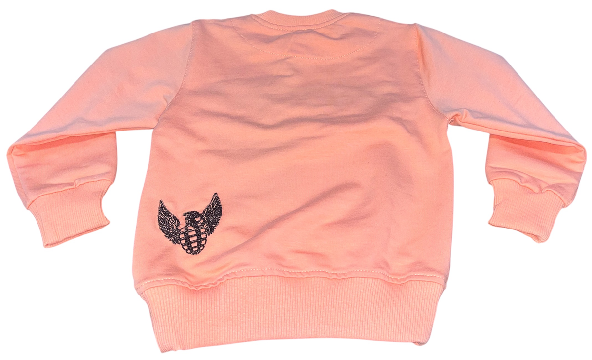 Kid's 30k Stitch Wool Crewneck Sweater, Multi Black