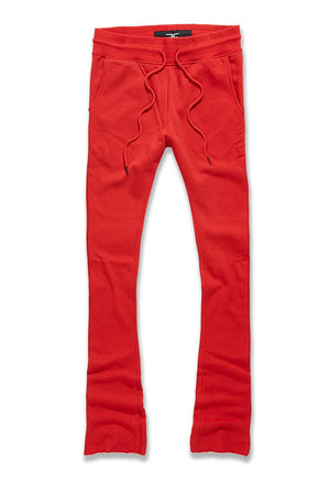 Men's Uptown Stacked Sweatpants, Red