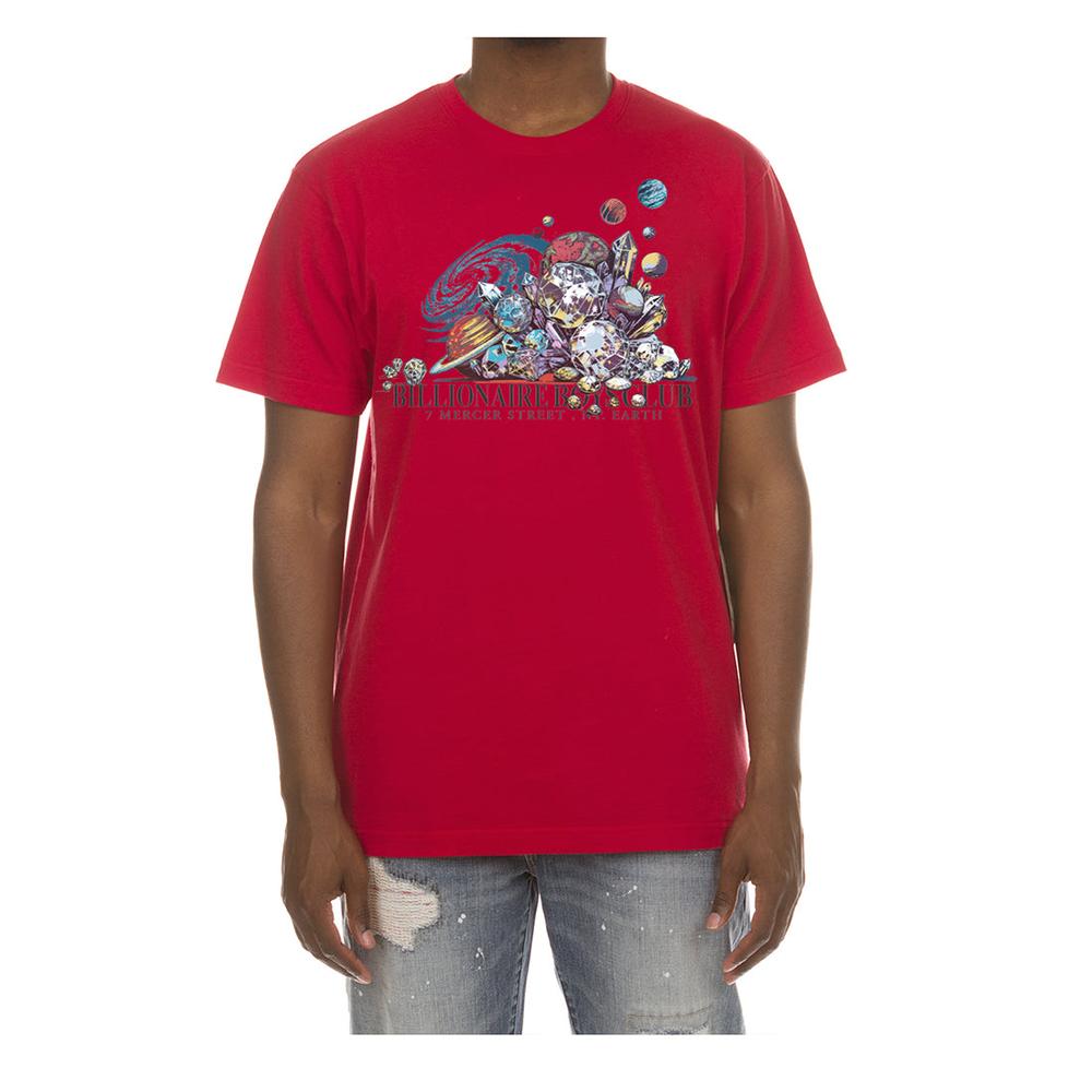 Men's BB Diamond World SS Tee, Chili Pepper