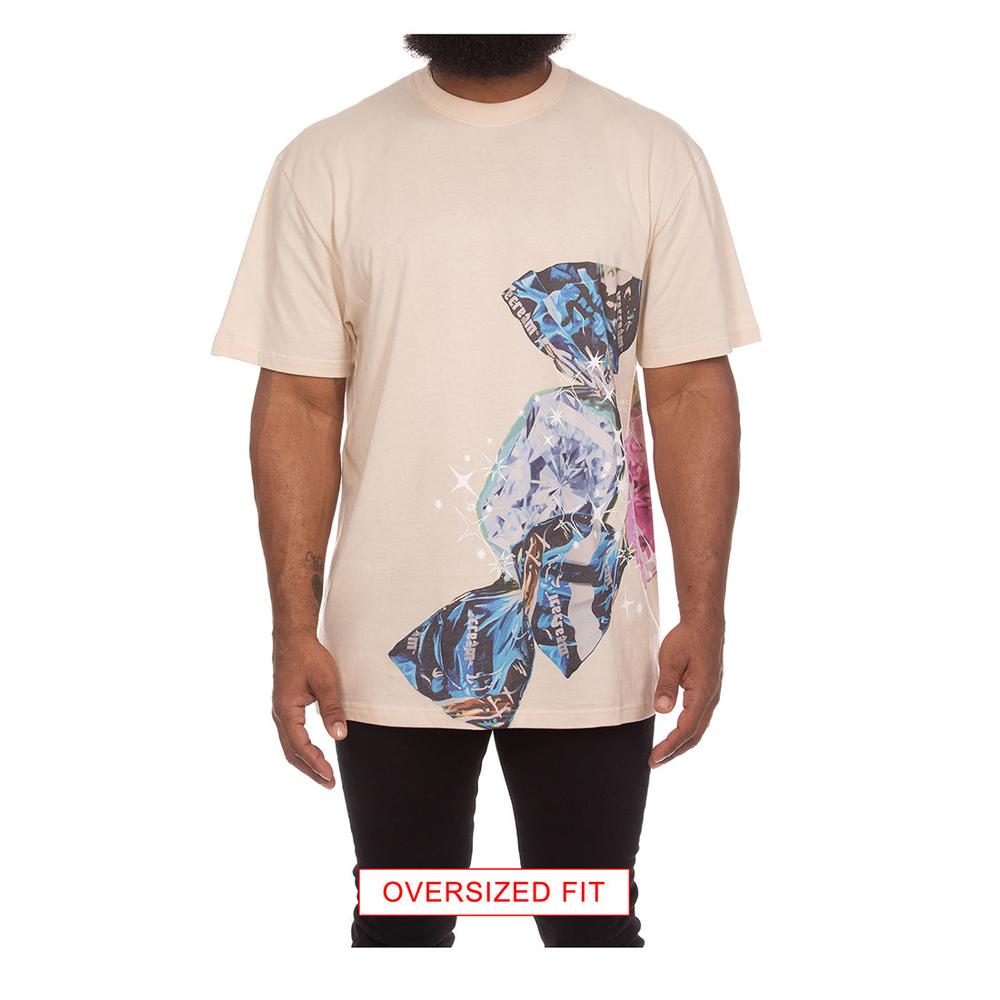 Men's Candy Drop SS Knit (Oversize), Fog