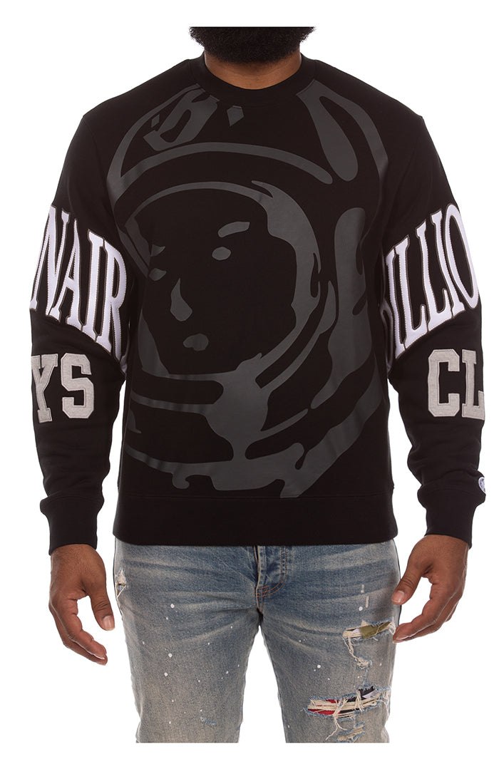 Men's bb big face sweatshirt, black