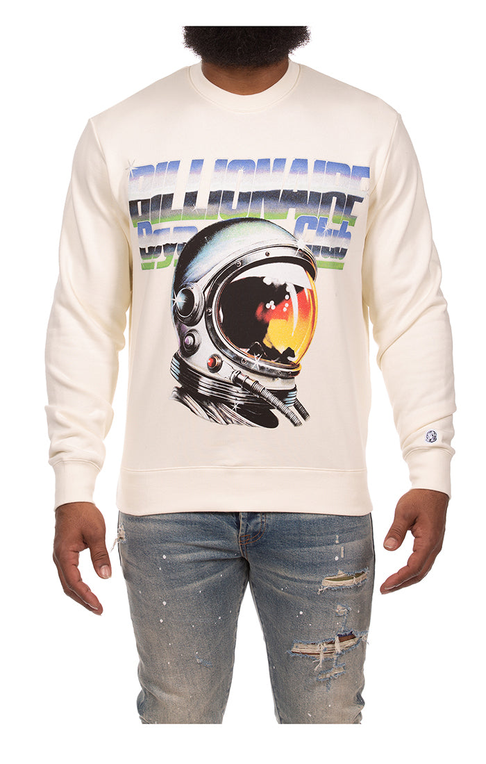 Men's bb jet pack sweatshirt, winter white