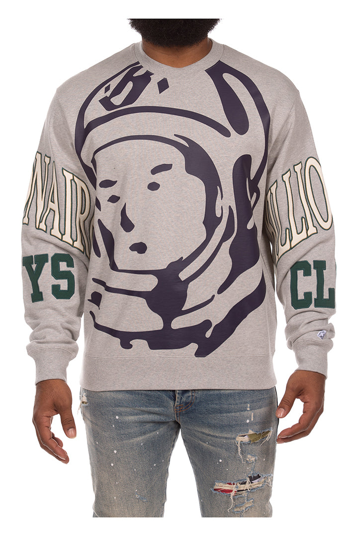 Men's bb big face sweatshirt, h. grey