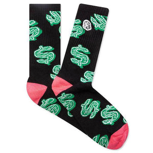 Hidden Wealth Socks, black