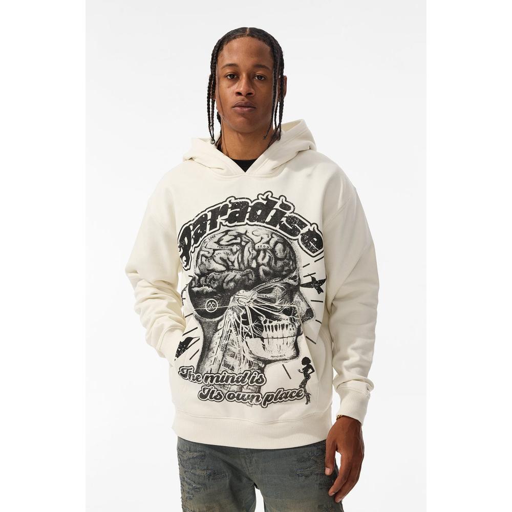 Men's Caranial Pullover Hoodie, Bone