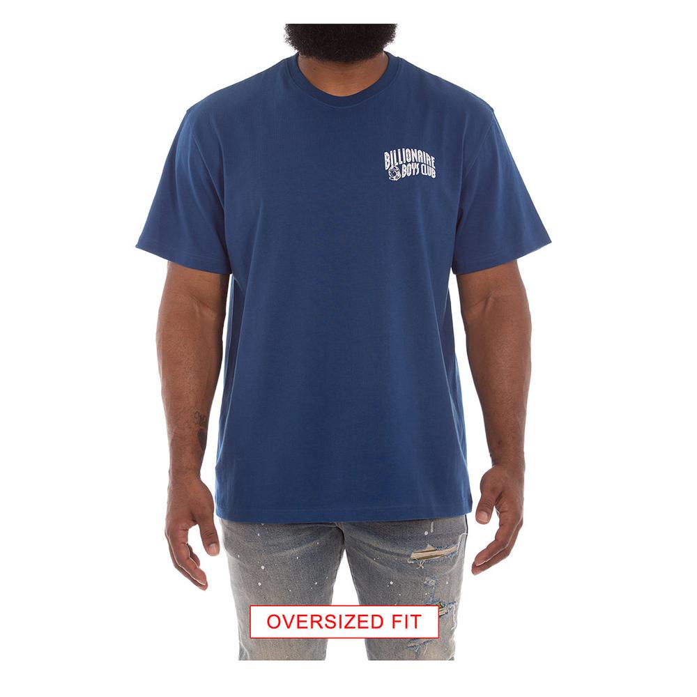 Men's BB Cosmos SS Knit (Oversized Fit), Navy Peony