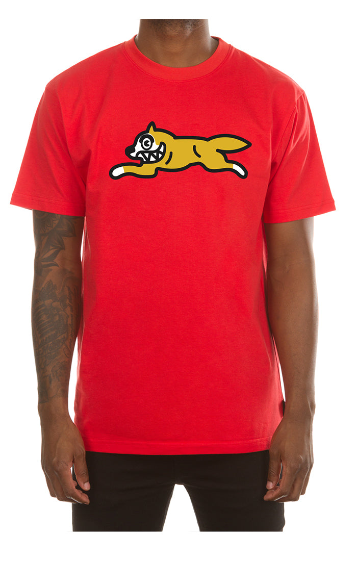 Men's Running Dog SS Tee, Fiery Red