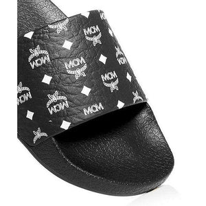Women's MCM Monogram Print Slide