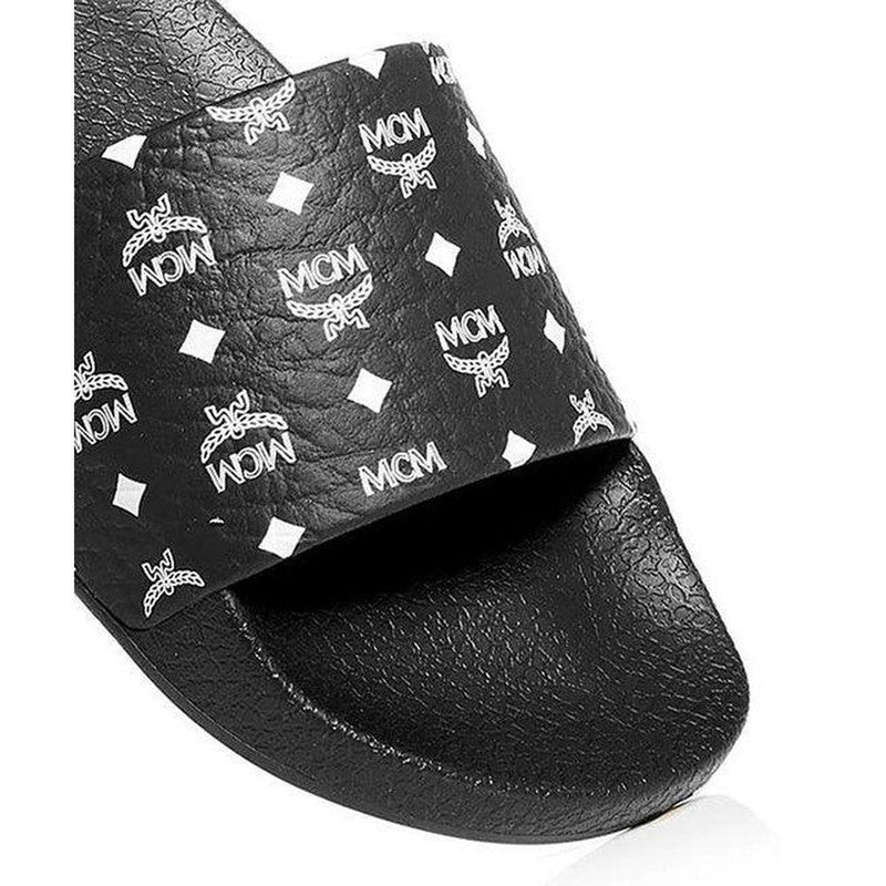 Women's MCM Monogram Print Slide