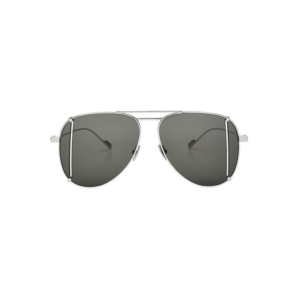 Saint Laurent T-Cut Aviator Sunglasses, Black - Krush Clothing
