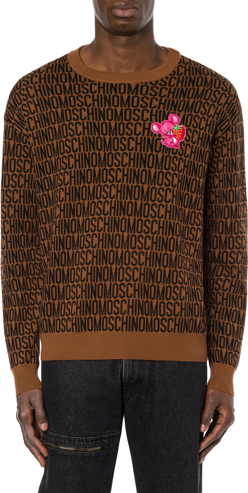 Men's Moschino Illustrated Animals Wool Sweater - Krush Clothing