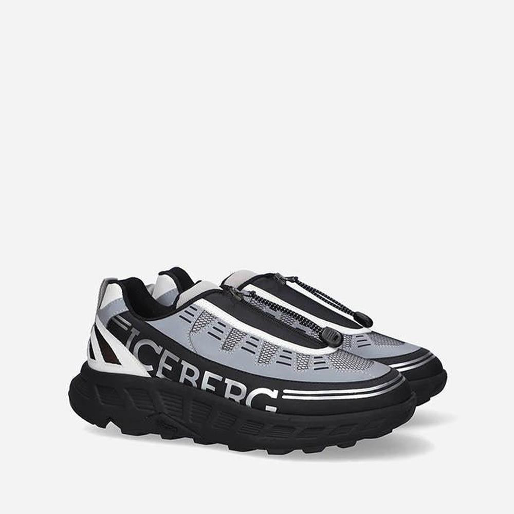 Iceberg Beluz Black Sneakers - Krush Clothing