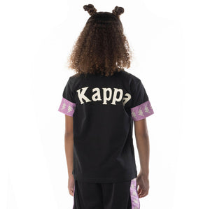 Kid's 222 Banda Niji 2 T-Shirt, Black/Violet/White - Krush Clothing