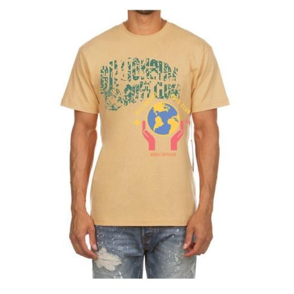 Men's BB Arch Cotton Graphic Tee, curry - Krush Clothing