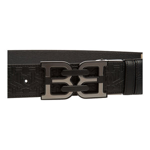 B-Chain Leather 40mm Belt In Black