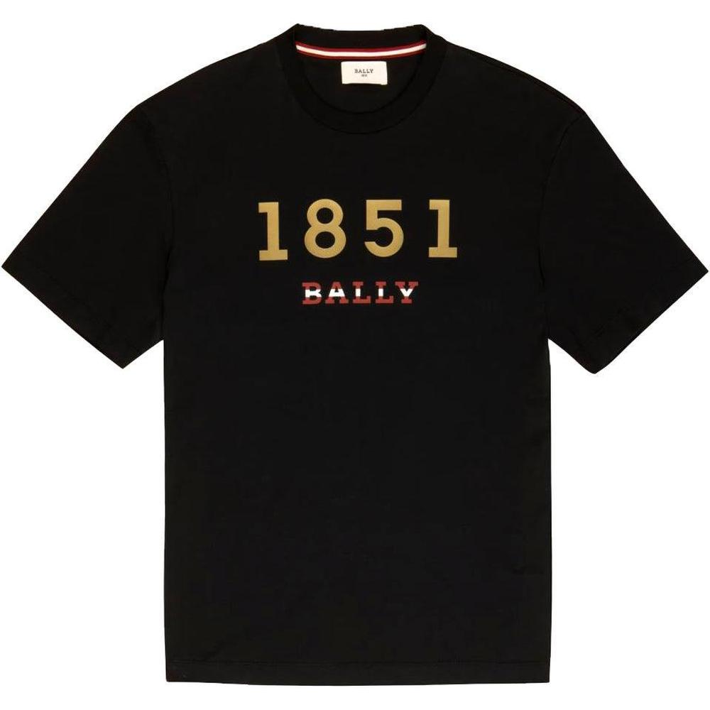 Men's Bally 1851 Print Cotton T-Shirt - Krush Clothing