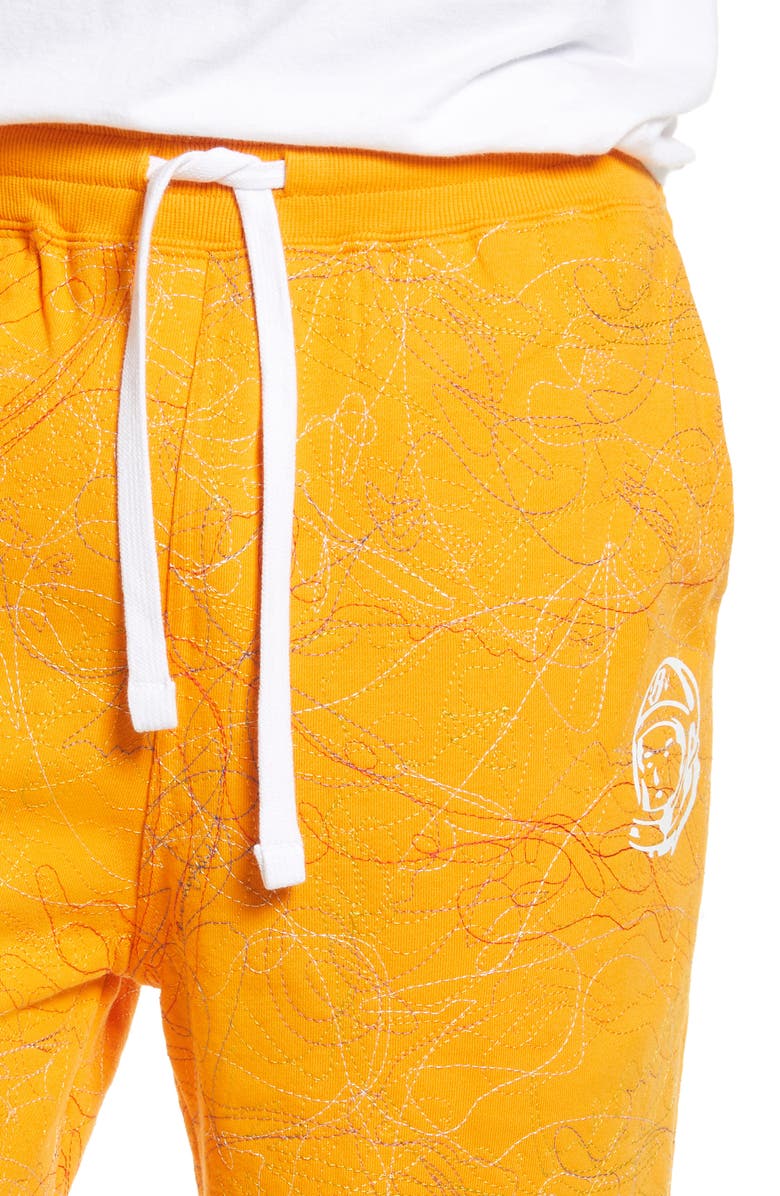 Men's BB Looper Sweatpants, Flame Orange - Krush Clothing