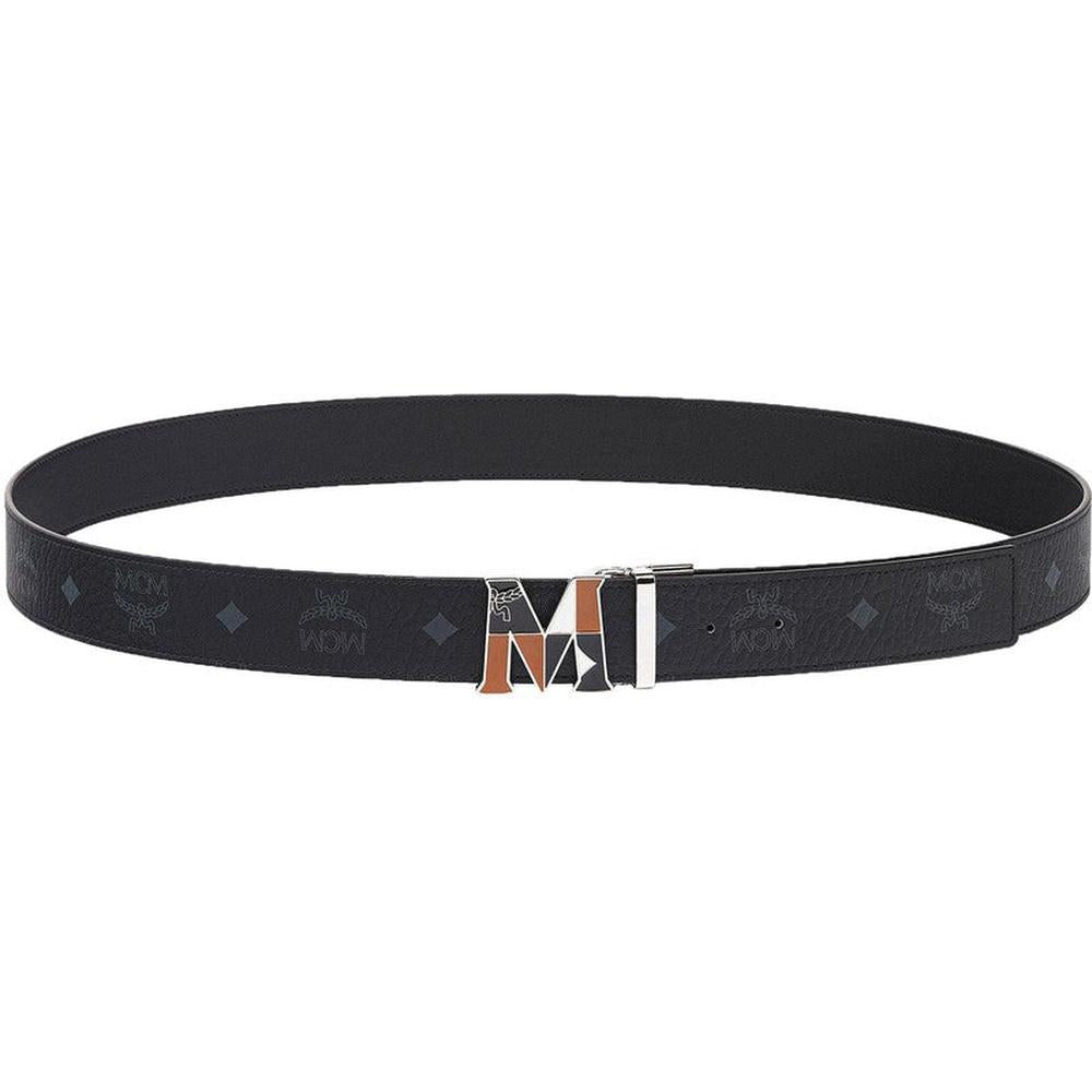 130cm / 51 Claus Oblique M Reversible Belt 1.5 in Visetos Black