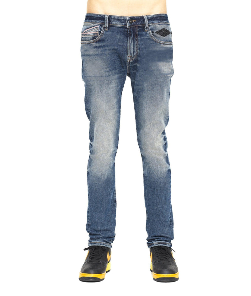 Men's Punk Super Skinny Stretch Jeans - Krush Clothing