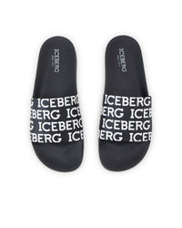 Men's Iceberg Black Pool Slides - Krush Clothing