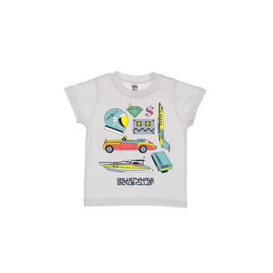 Kid's BB Playtoys Ss Tee, white - Krush Clothing