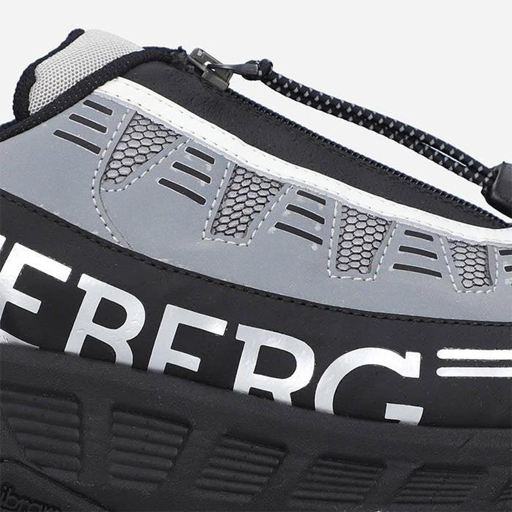 Iceberg Beluz Black Sneakers - Krush Clothing