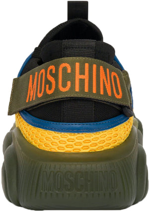 Men's Moschino Couture Logo Tape Teddy Shoes - Krush Clothing