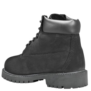 Youth 6 In Premium Waterproof Boot, Black Nubuck - Krush Clothing