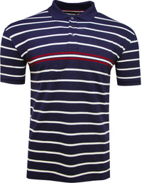 Men's Striped polo shirt - Krush Clothing