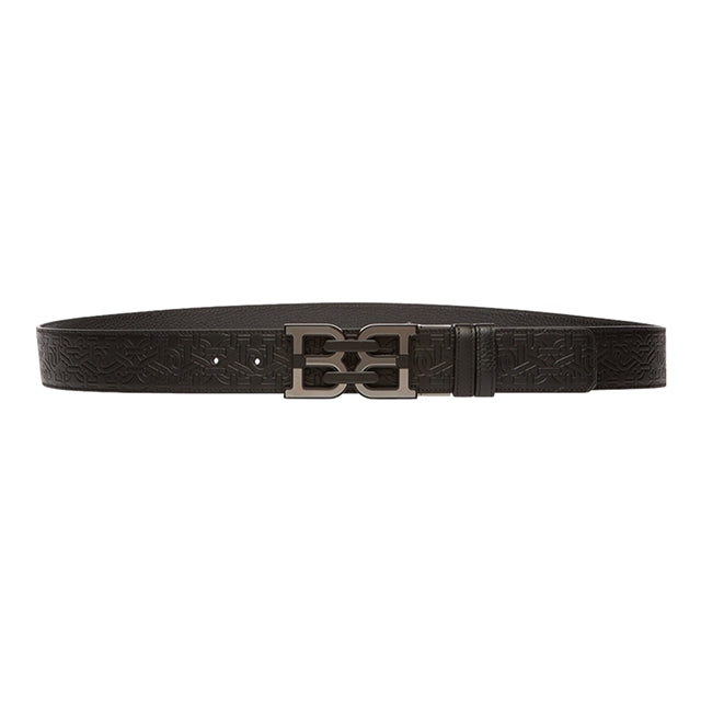B-Chain Leather 40mm Belt In Black