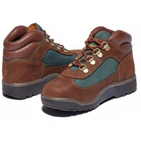 Youth's Mixed-media Field Boots, Brown/Olive