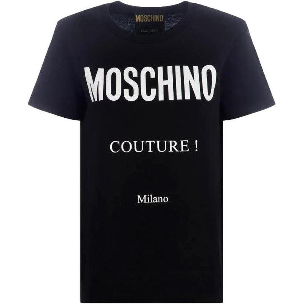 Men's Moschino Couture Slim-Fit Crew Tee, Black - Krush Clothing