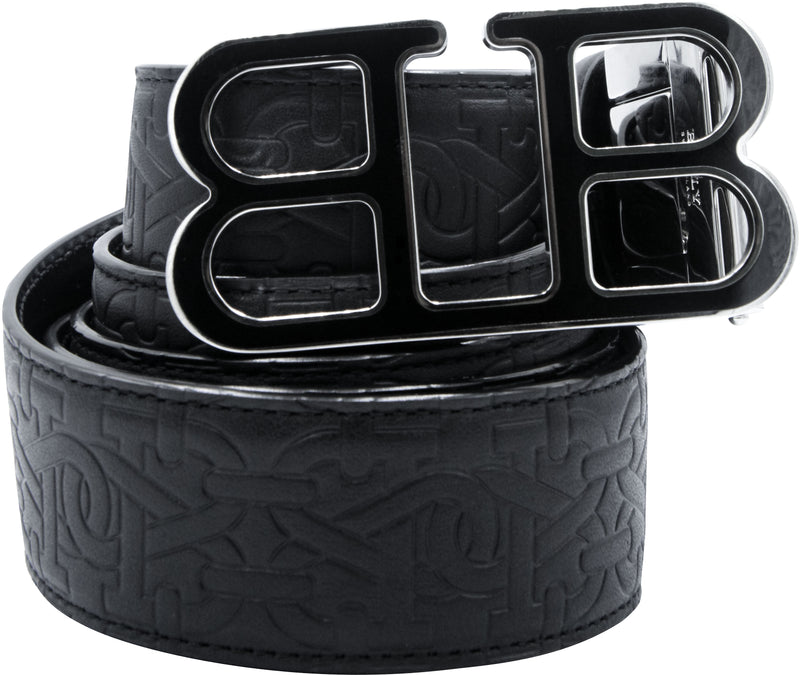 Bally Britt Bovine Embossed Adjustable Leather Belt - Krush Clothing