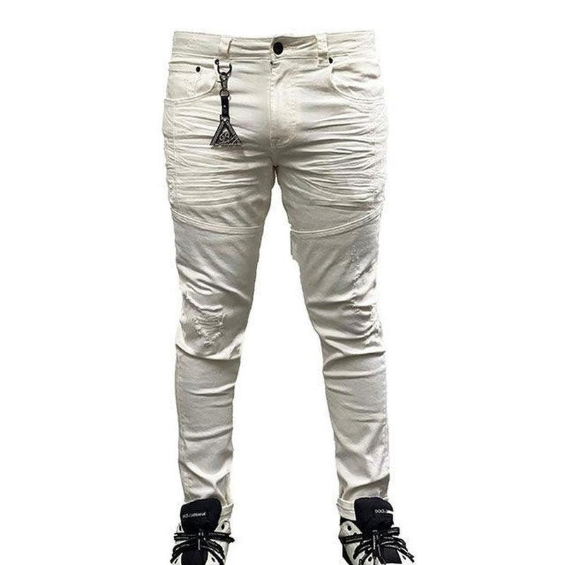 Men's Ultra White Skinny Jean - Krush Clothing