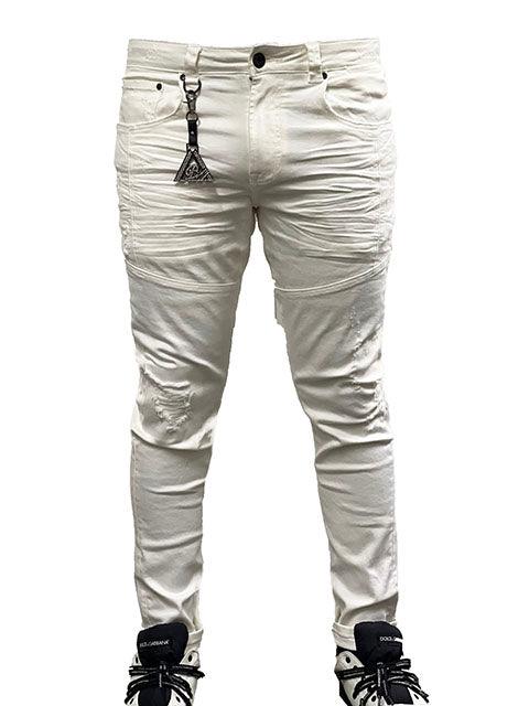 Men's Ultra White Skinny Jean - Krush Clothing