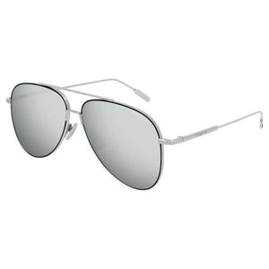 MontBlanc MB0078S Titanium Sunglasses , Silver-Silver - Krush Clothing