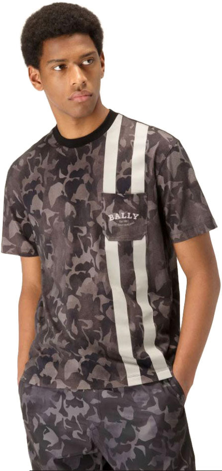 Men's Organic Cotton Camouflage T-shirt , Black - Krush Clothing