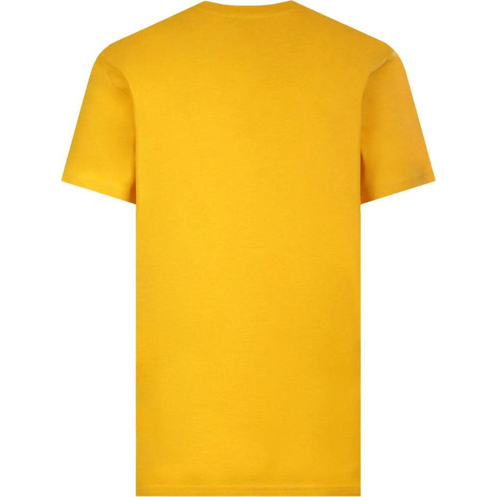 Men's Moschino Logo Print T-shirt, Mustard - Krush Clothing