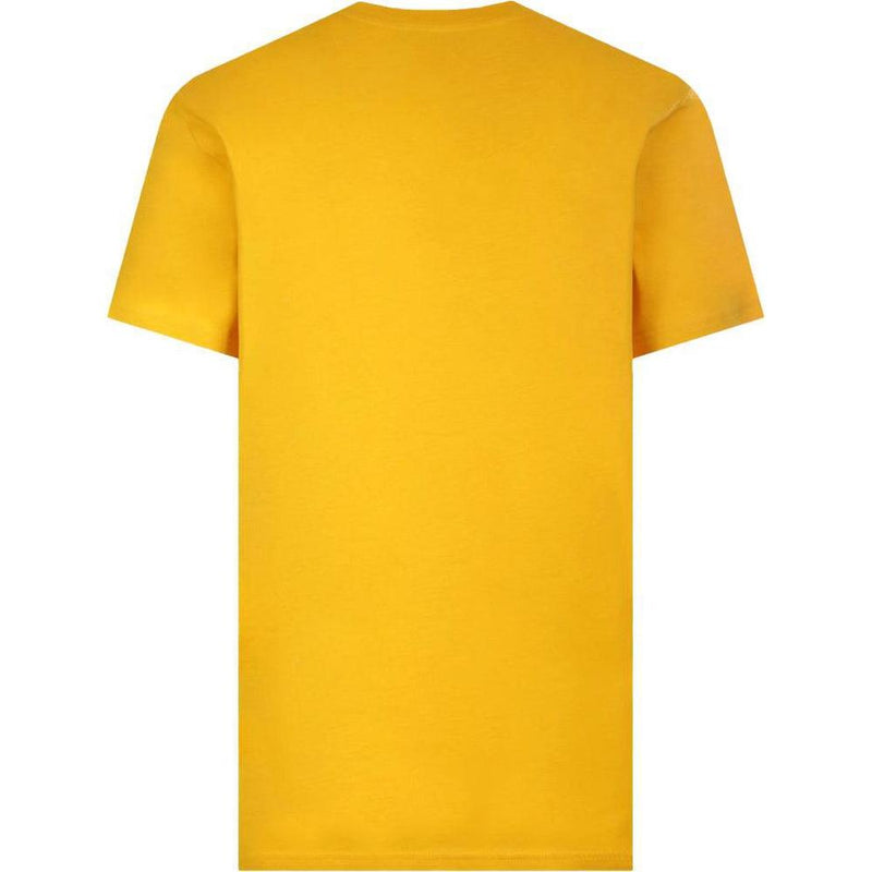 Men's Moschino Logo Print T-shirt, Mustard - Krush Clothing