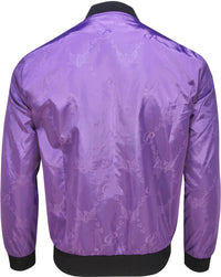 Monogram Wind Breaker Jacket --PS2125-MONO, Purple - Krush Clothing