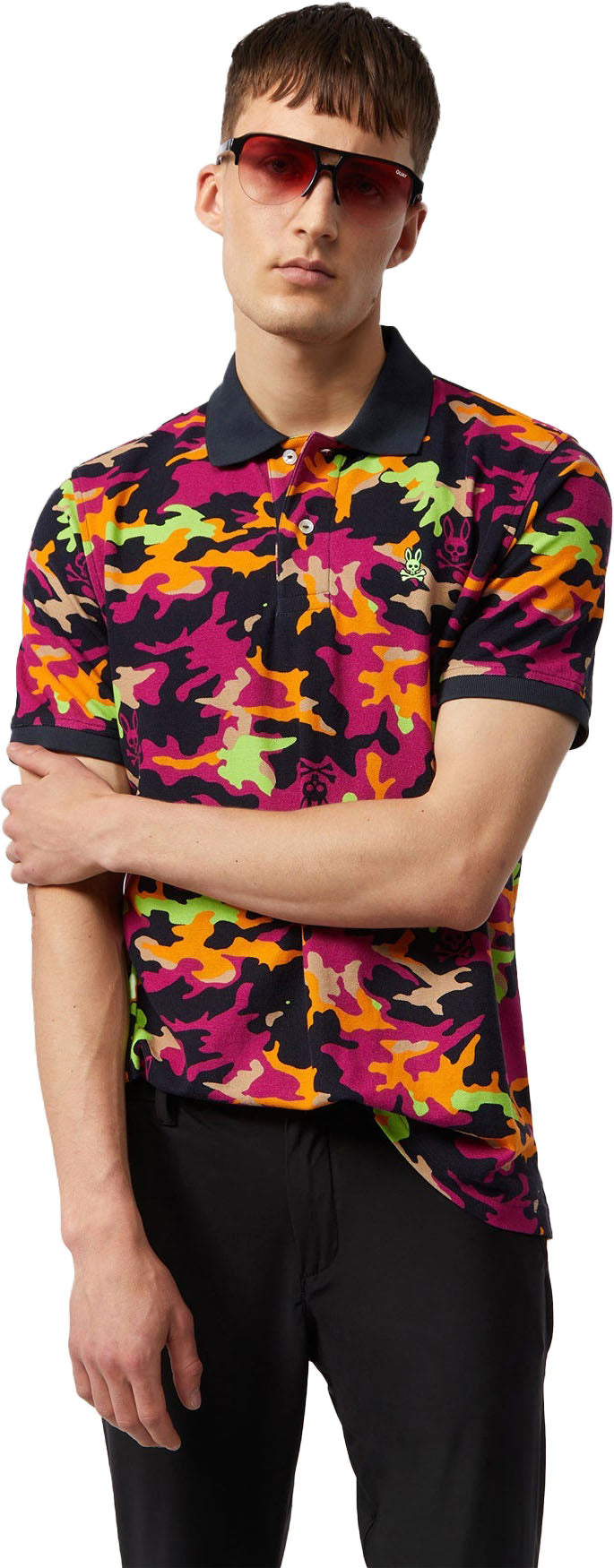 Men's Allen Polo Neck T-shirt - Krush Clothing