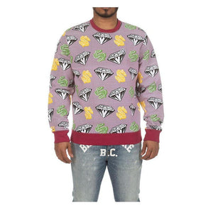 Men's BB Diamond Dollar Crewneck Sweater - Krush Clothing