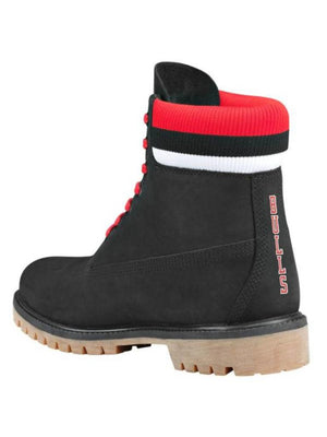 Men's X  Mitchell & Ness x NBA 6-Inch Premium Boots Black - Krush Clothing