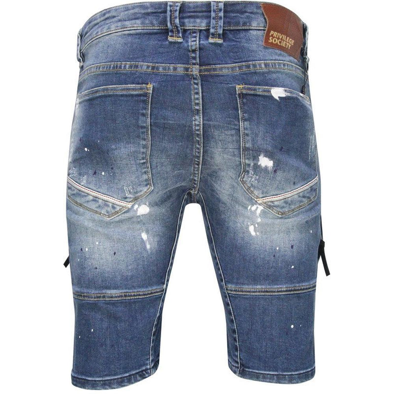 Men's Gold Rush Denim Shorts - Krush Clothing